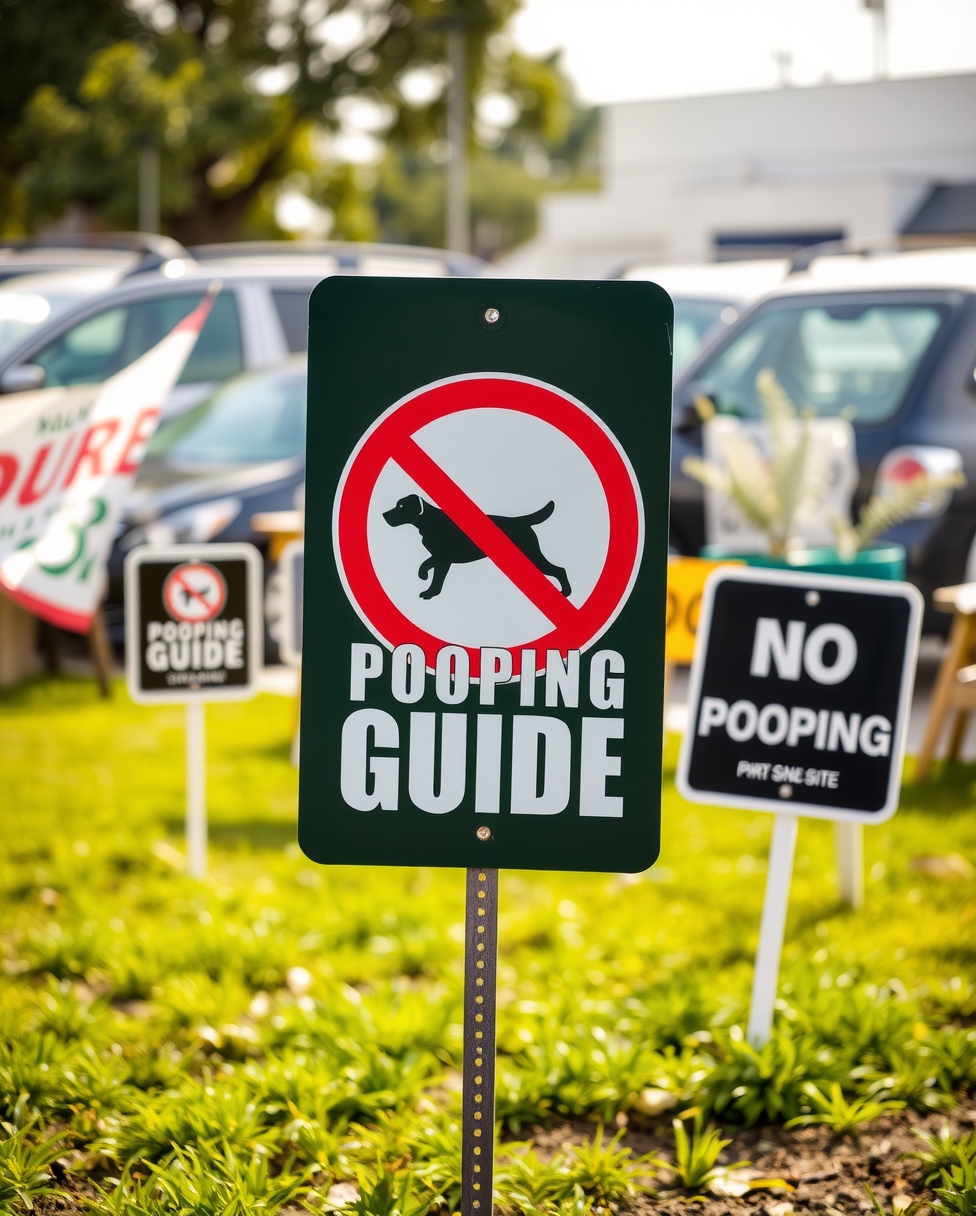 Evaluating the best Yard Signs for No Dog Pooping Guide environment
