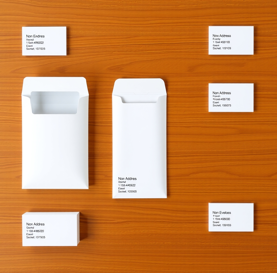 Preparation visual for Envelope Printing Size Chart