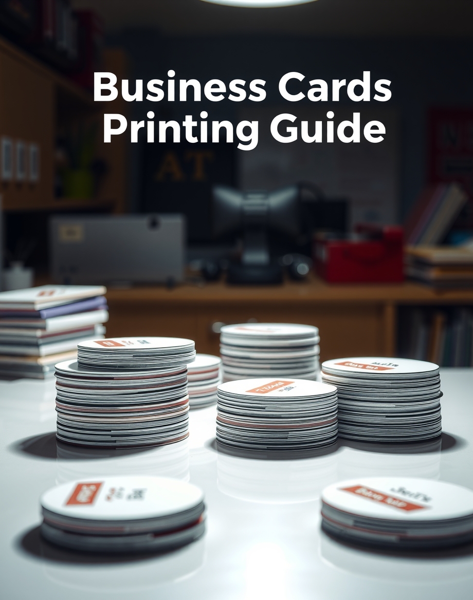 Checklist for Round Business Cards Printing Guide