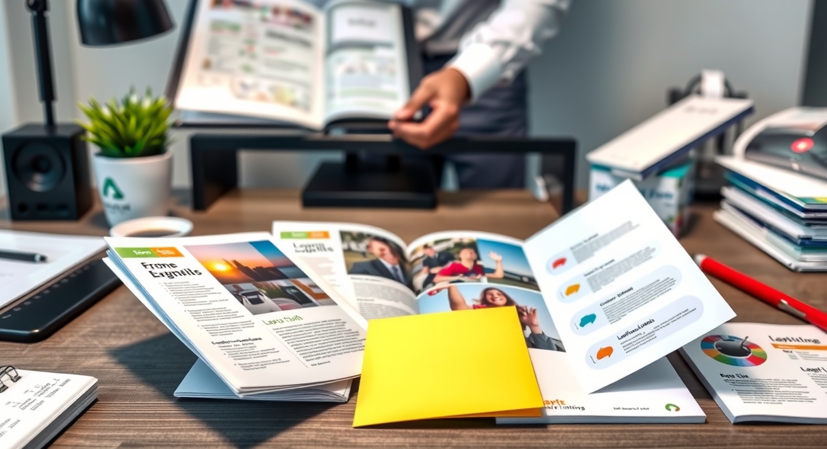 Quality check visual for Brochure Printing Los Angeles Guide