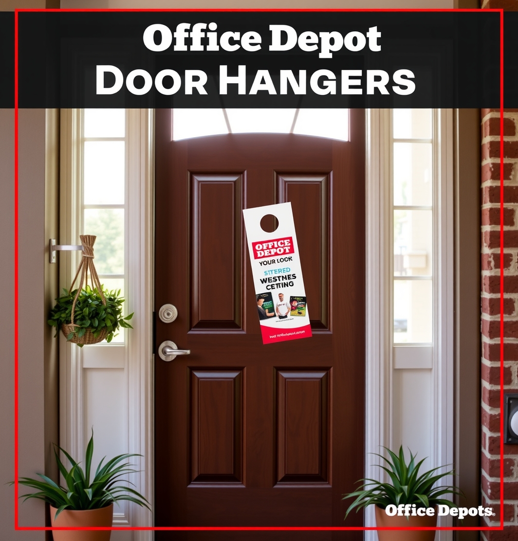 Checklist for Office Depot Door Hangers Guide