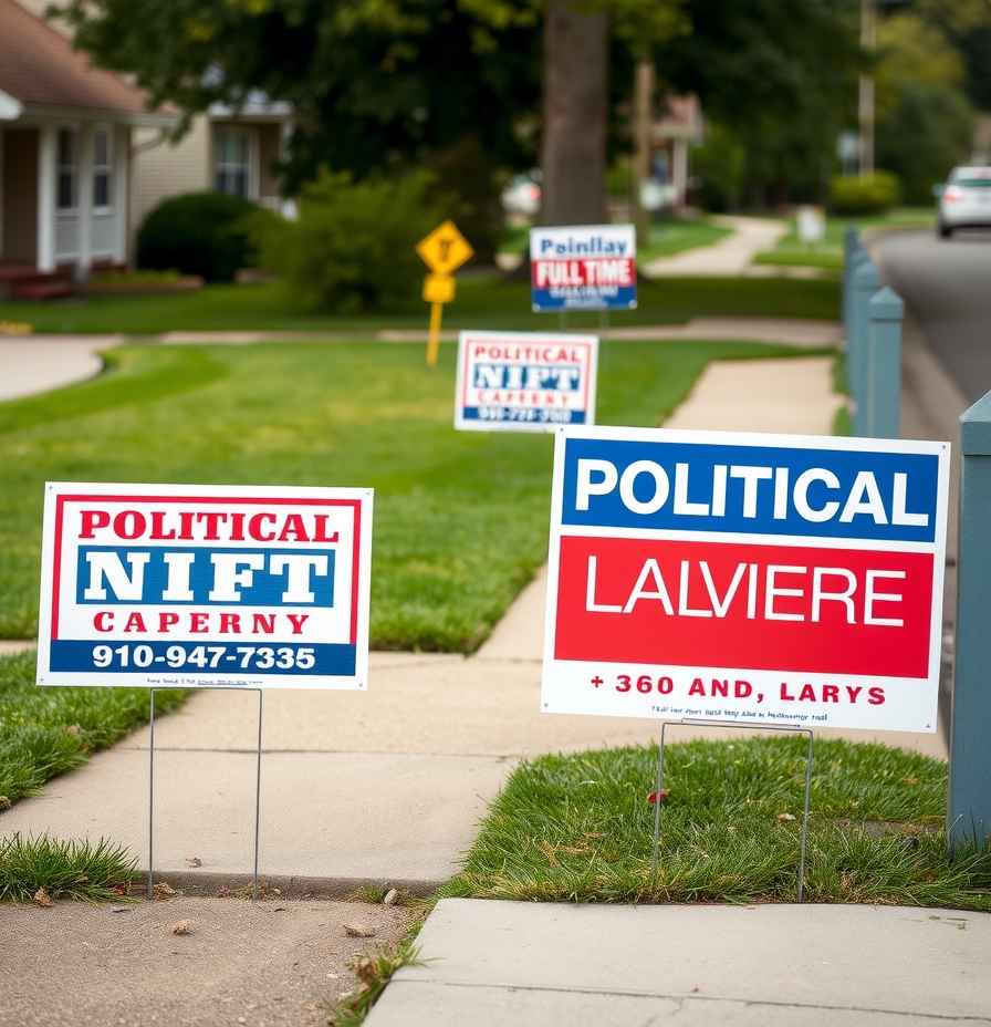Political Yard Signs Rules Guide