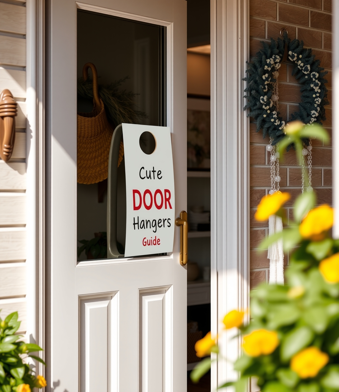 Preparation visual for Cute Door Hangers Guide