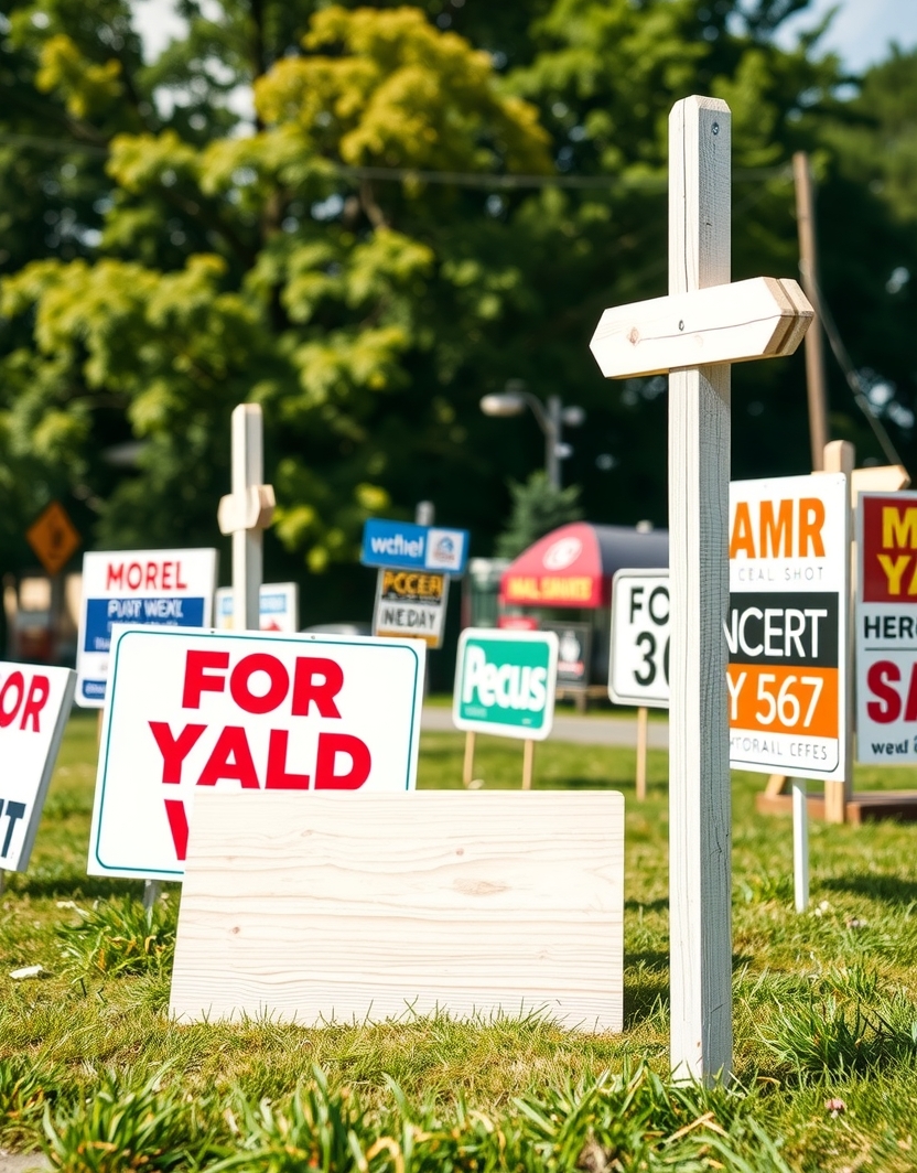 Quality check visual for Custom Yard Signs Wood Guide