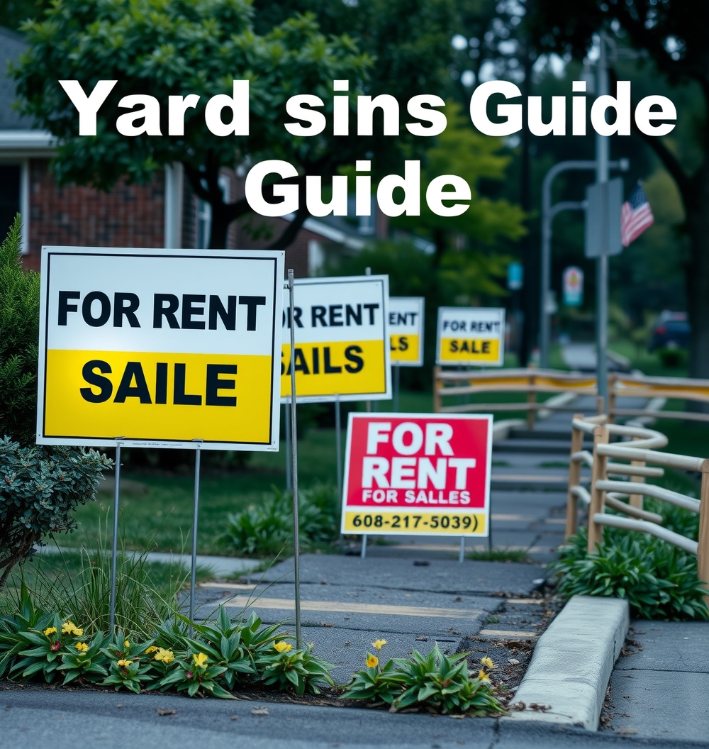 For Rent Yard Signs Guide