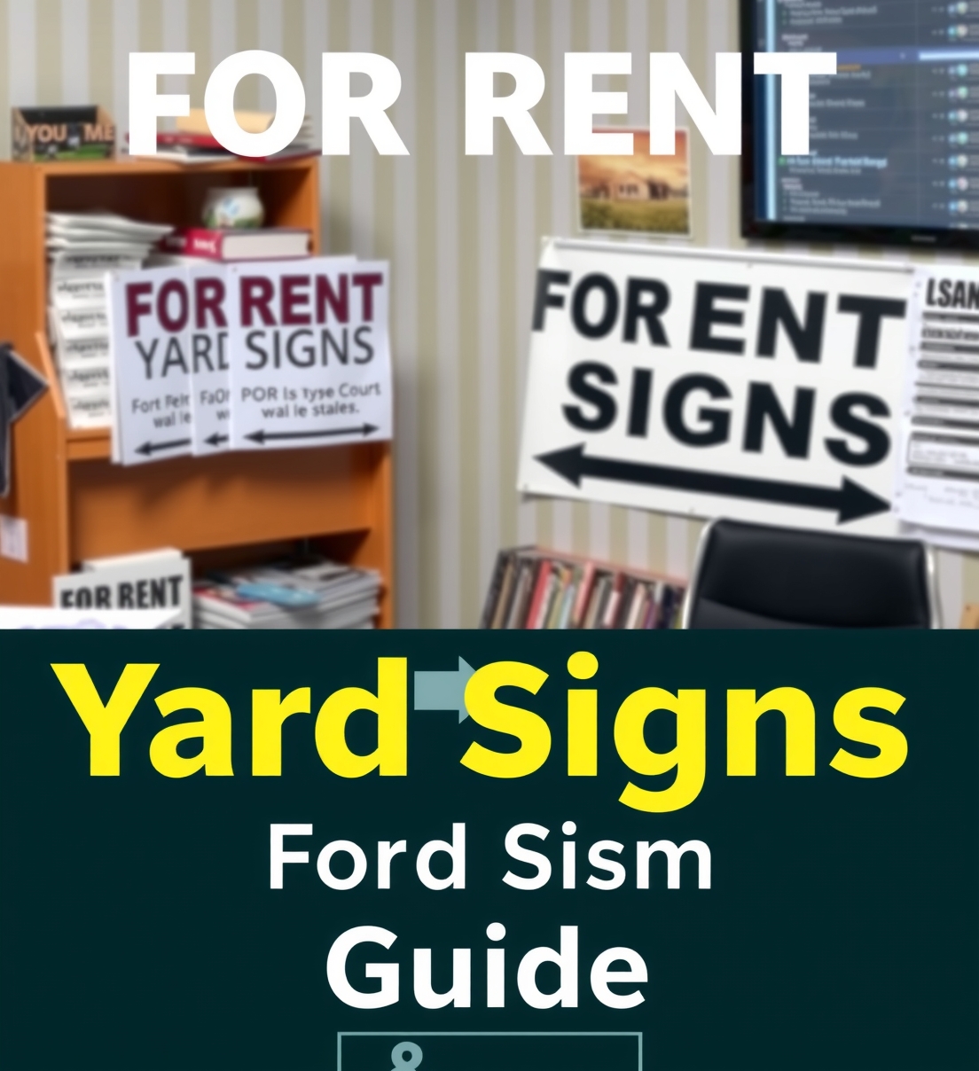 Preparation visual for For Rent Yard Signs Guide