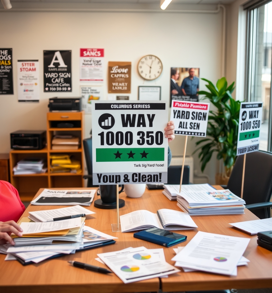 Preparation visual for Columbus Yard Signs Guide