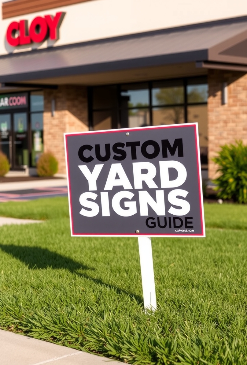 Evaluating the best Custom Yard Signs Guide environment