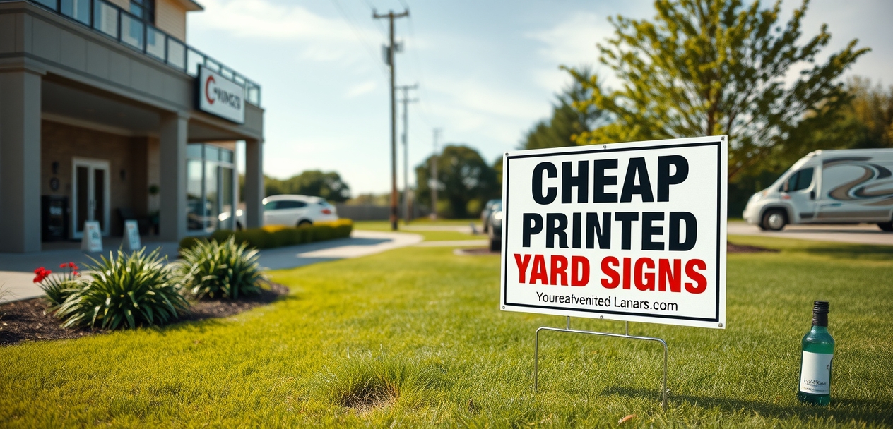 Checklist for Cheap Printed Yard Signs