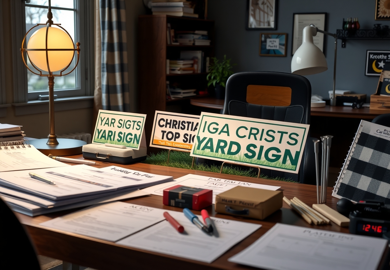 Preparation visual for Christian Yard Signs Guide
