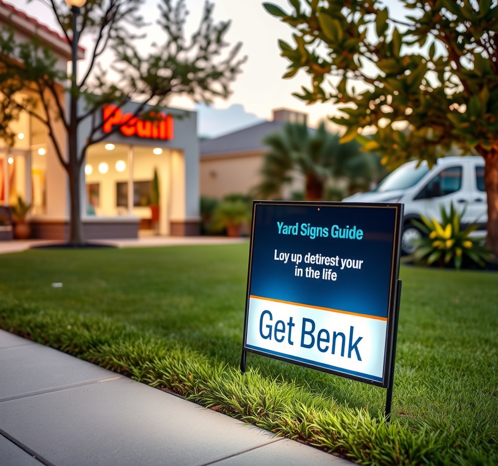 Checklist for Lighted Yard Signs Guide