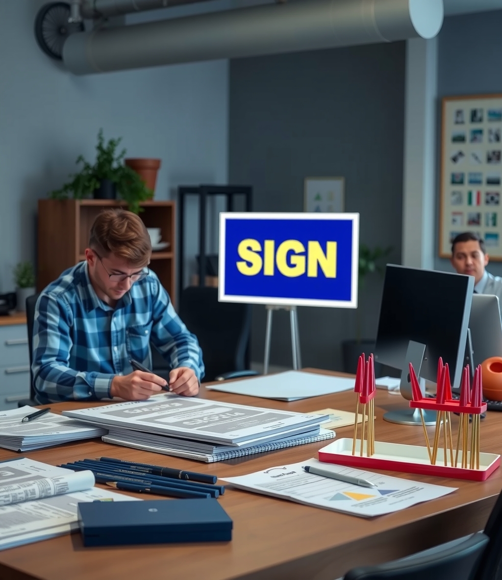 Preparation visual for Lighted Yard Signs Guide