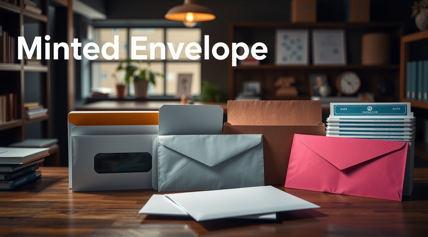 Preparation visual for Minted Envelope Printing Guide