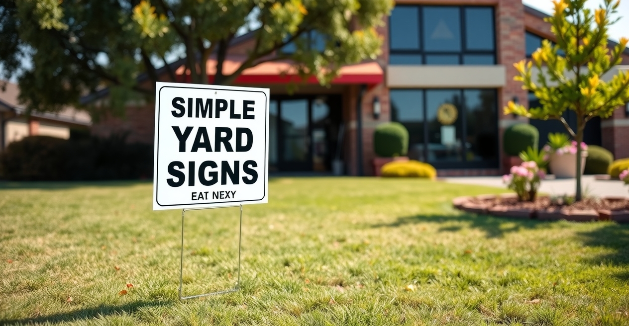 Preparation visual for Simple Yard Signs Guide