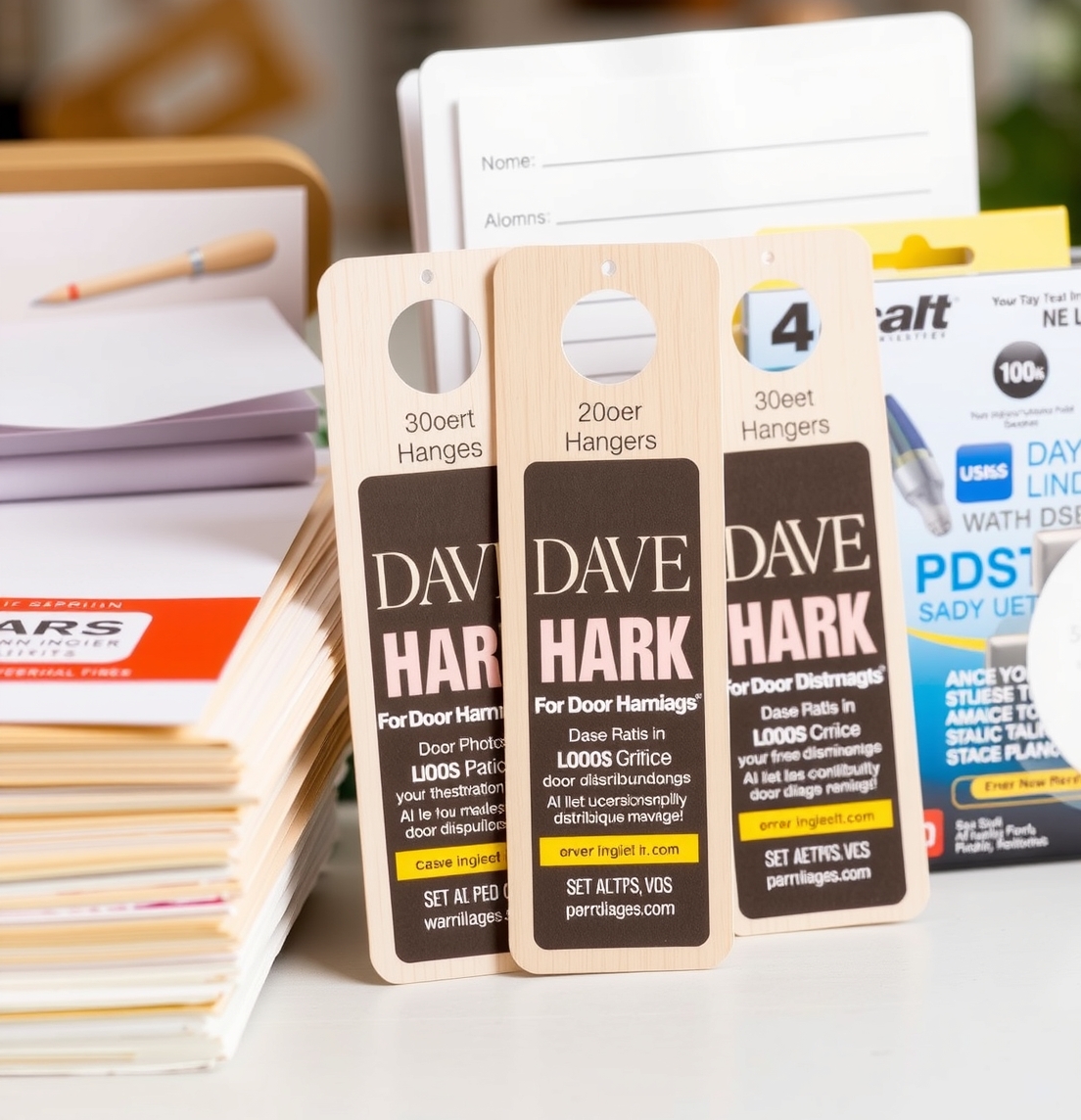 Preparation visual for Diy Door Hangers Guide