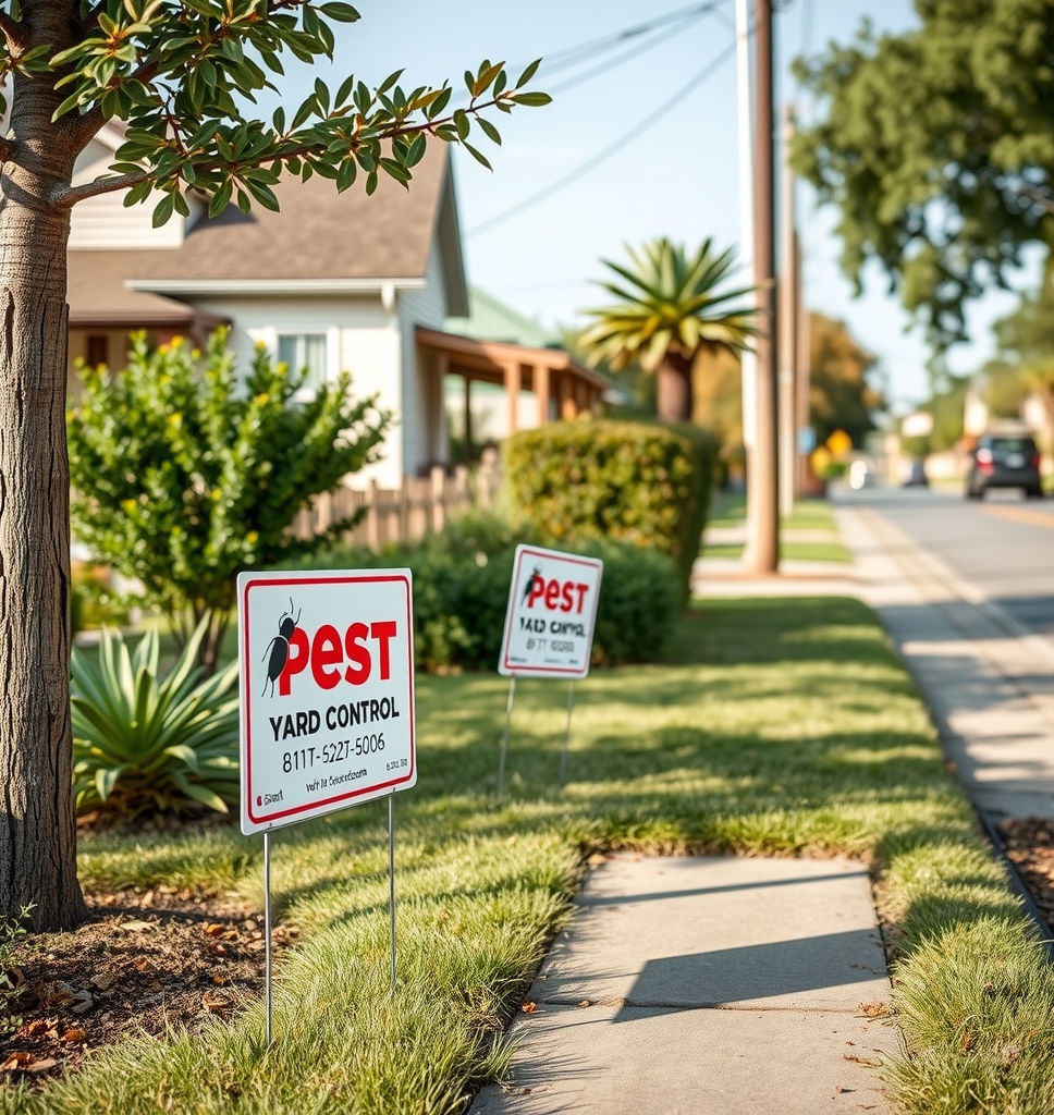 Pest Control Yard Signs Guide