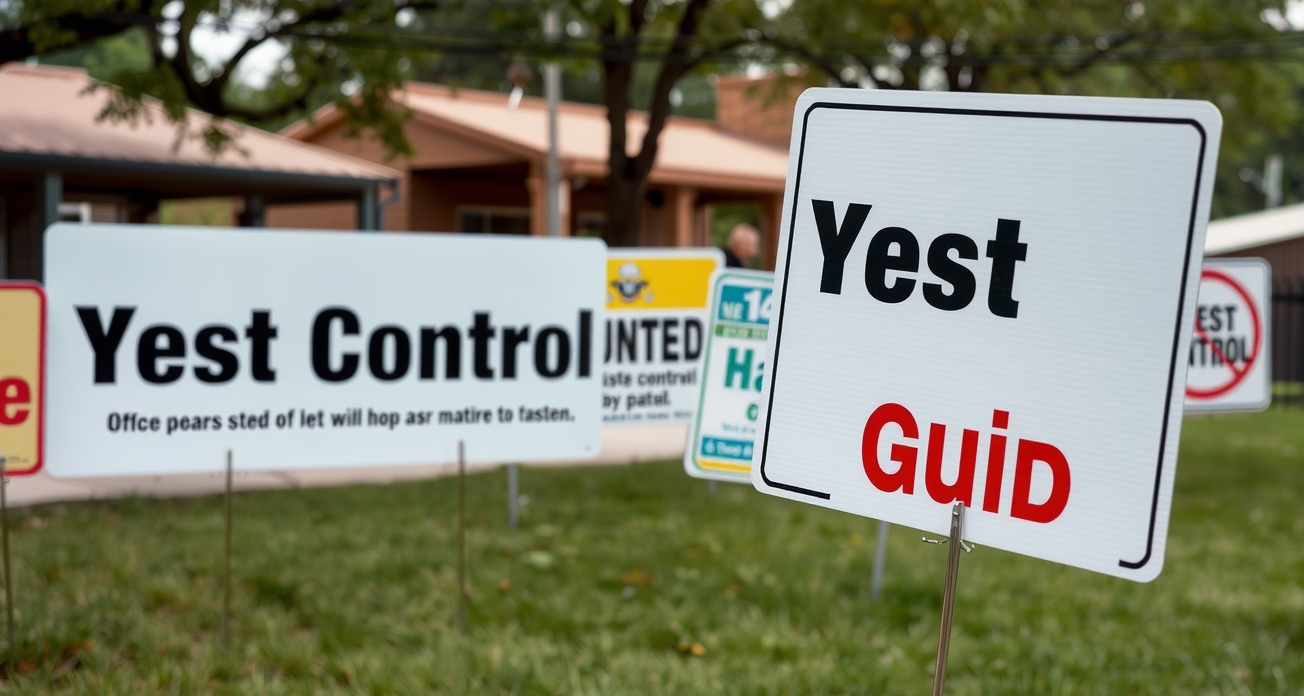 Evaluating the best Pest Control Yard Signs Guide environment