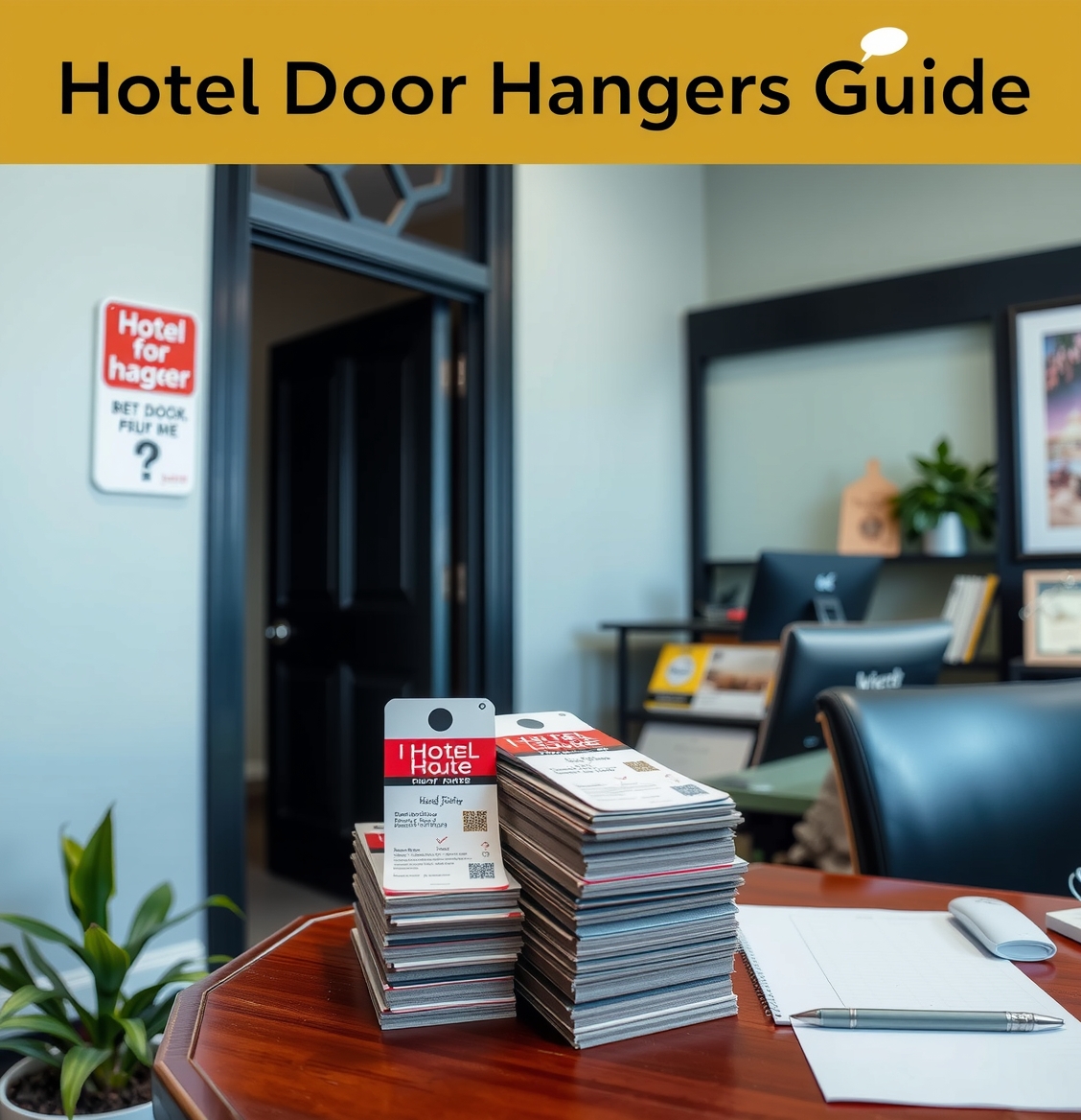 Quality check visual for Hotel Door Hangers Guide