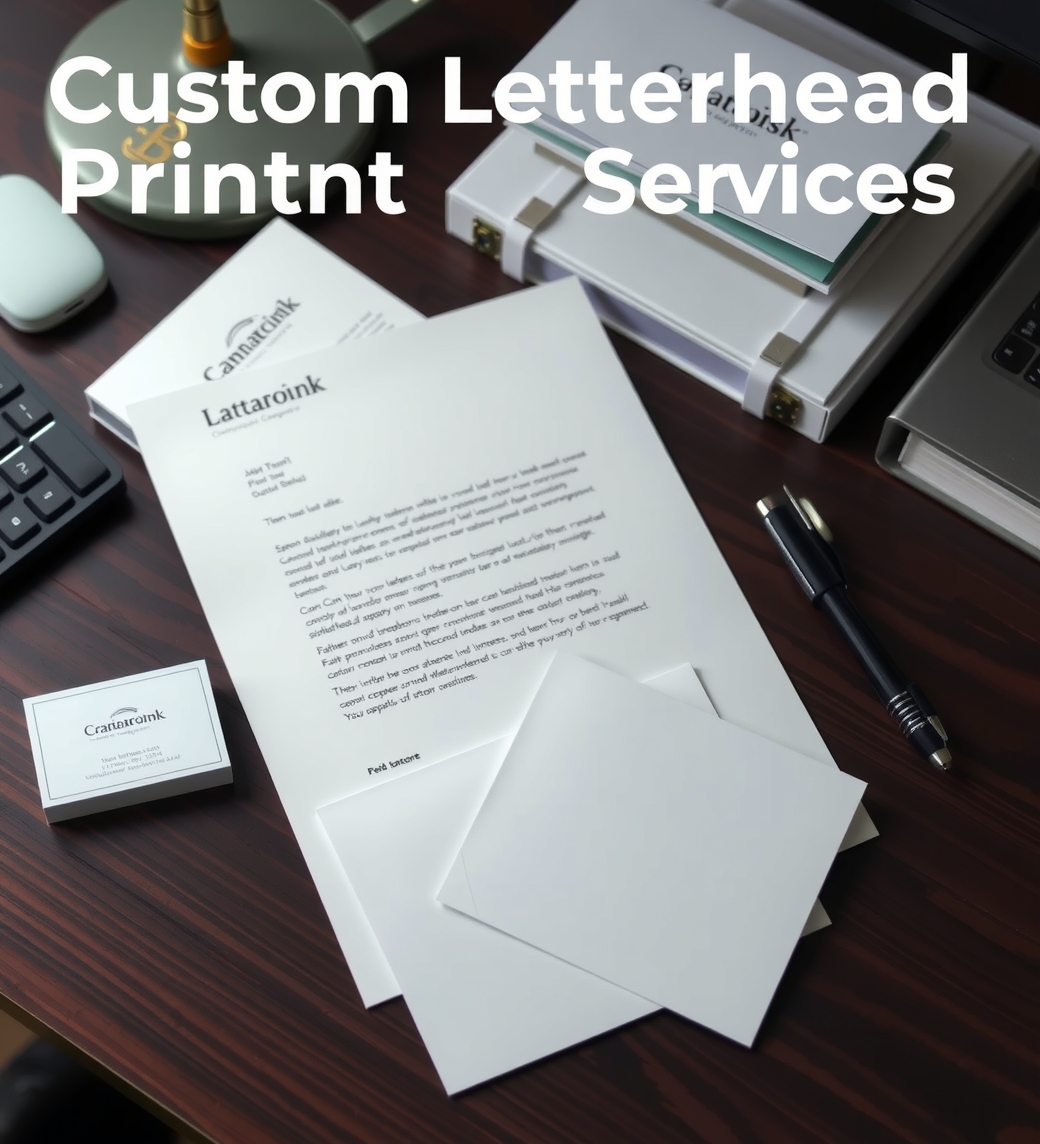 Preparation visual for Custom Letterhead Printing Services