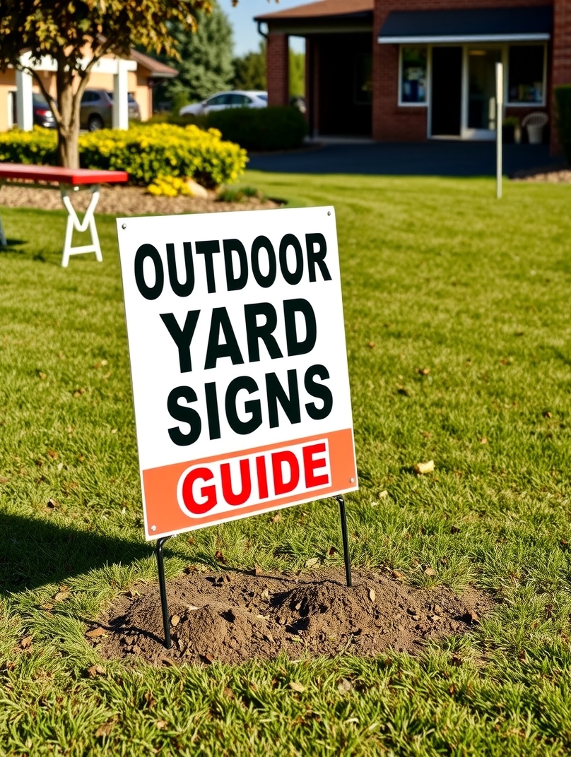 Checklist for Outdoor Yard Signs Guide