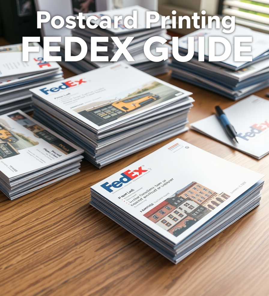 Postcard Printing Fedex Guide