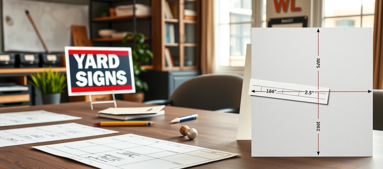Preparation visual for Yard Signs Dimensions