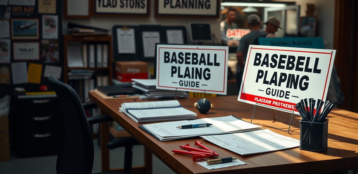 Preparation visual for Baseball Yard Signs Guide