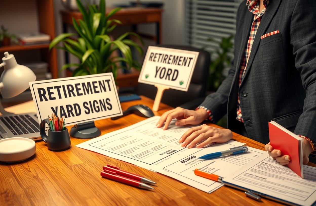 Checklist for Retirement Yard Signs Guide