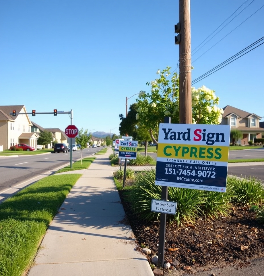 Yard Signs Cypress Guide