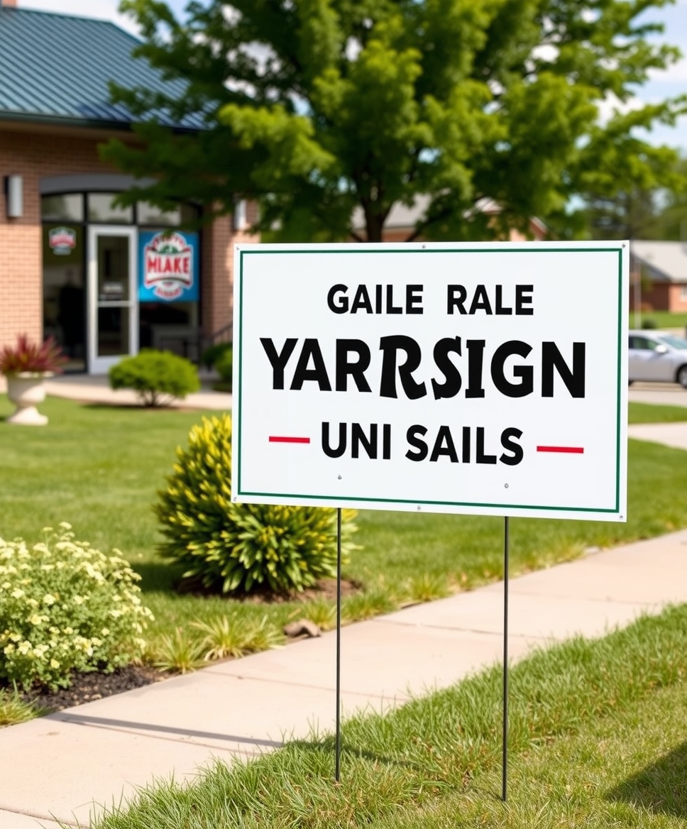 Checklist for Double Sided Yard Signs with Stakes Guide