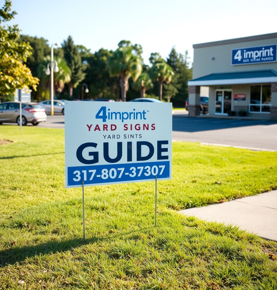 Checklist for 4imprint Yard Signs Guide
