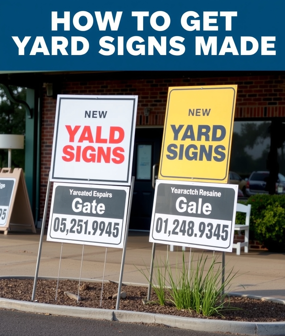 Evaluating the best How to Get Yard Signs Made environment