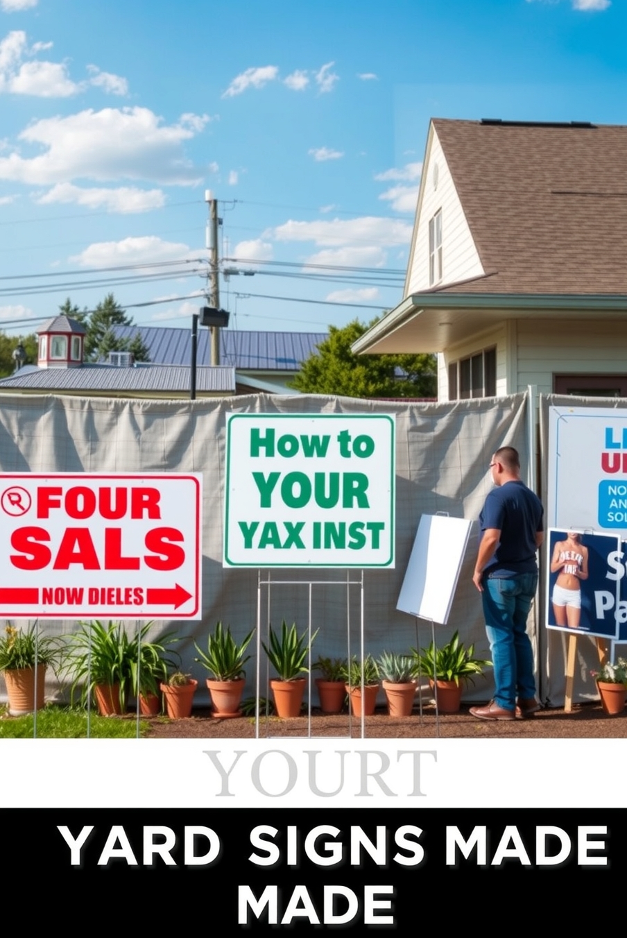 Checklist for How to Get Yard Signs Made