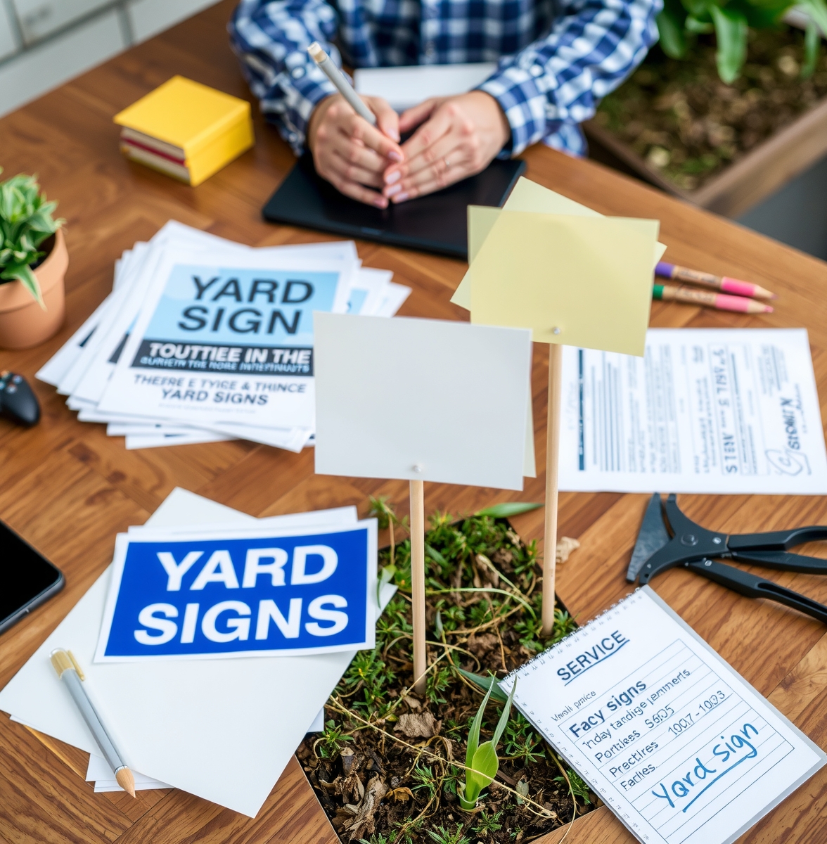 Preparation visual for How to Put Yard Signs in Ground