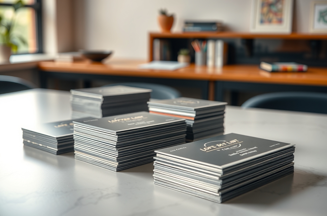 Metallic Business Cards Printing Guide
