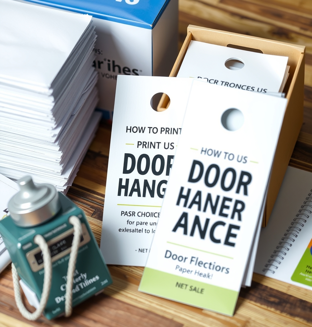How to Print Door Hangers at Home