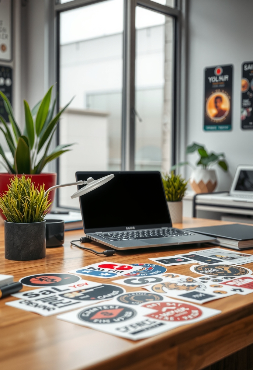 Preparation visual for Laptop Stickers Printing