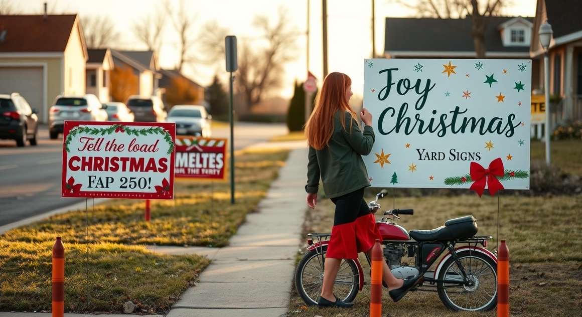 Joy Christmas Yard Signs Guide