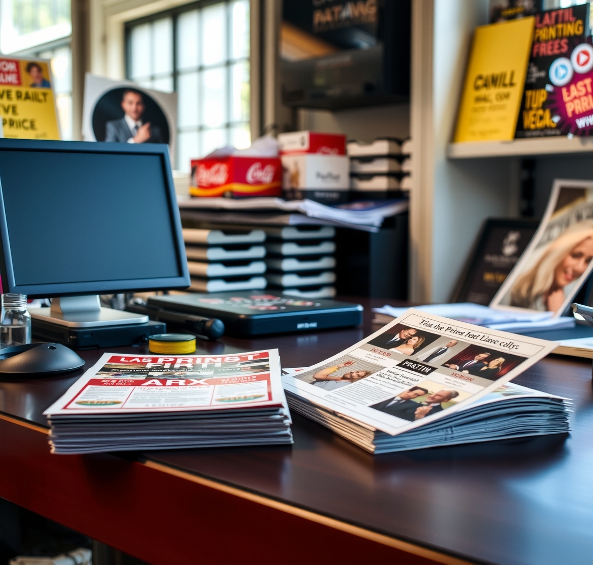 Preparation visual for Las Vegas Flyer Printing Guide