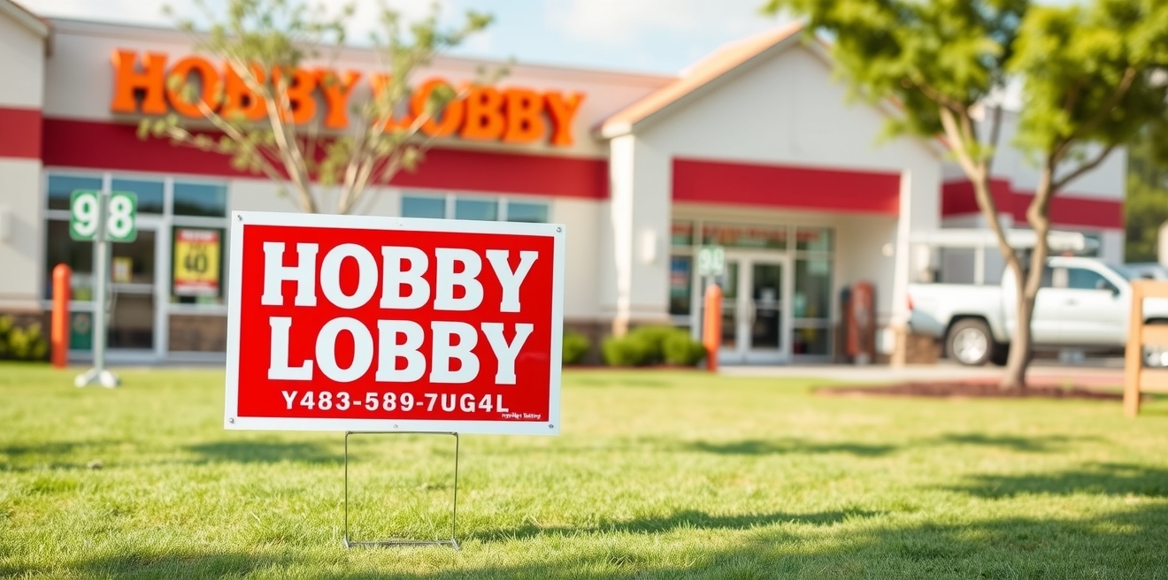 Preparation visual for Hobby Lobby Yard Signs Guide