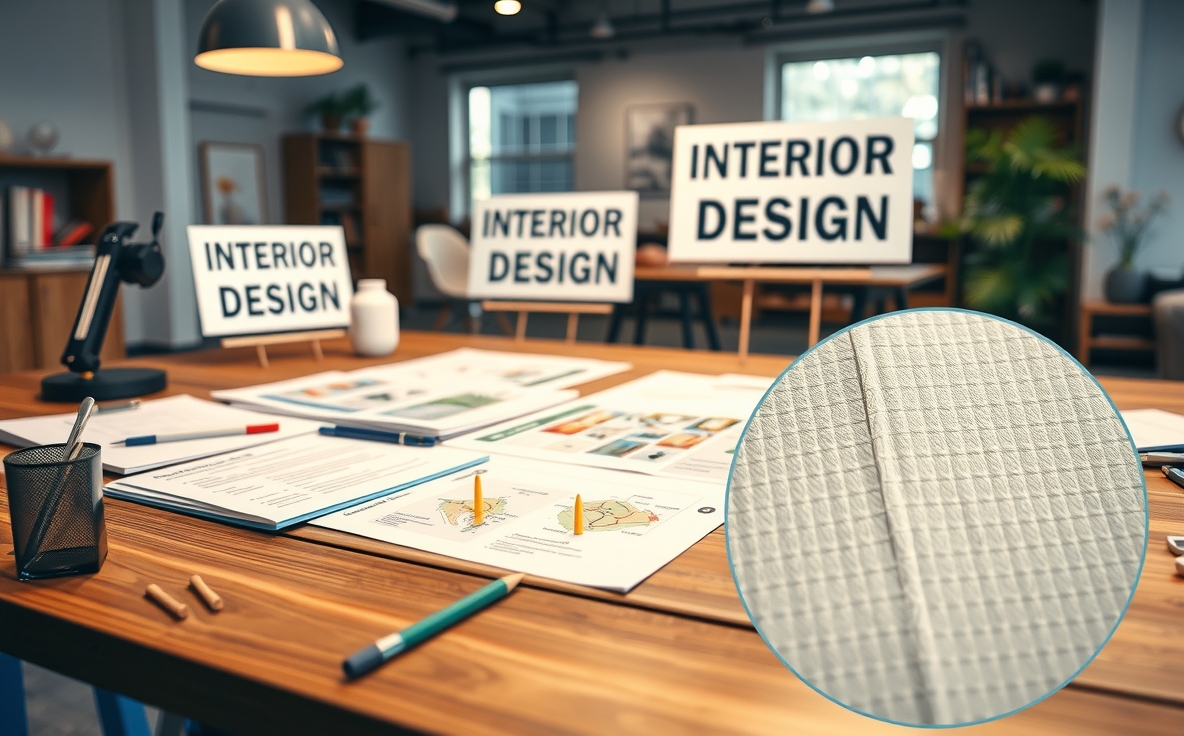 Quality check visual for Interior Design Yard Signs