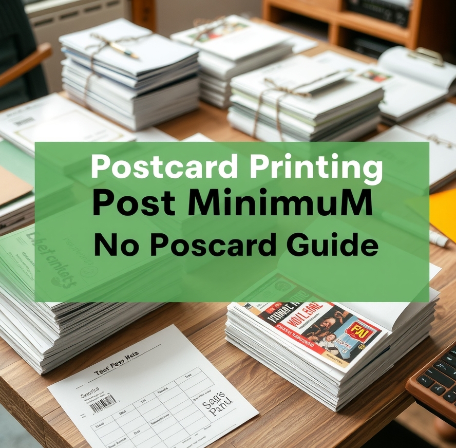 Postcard Printing No Minimum Guide