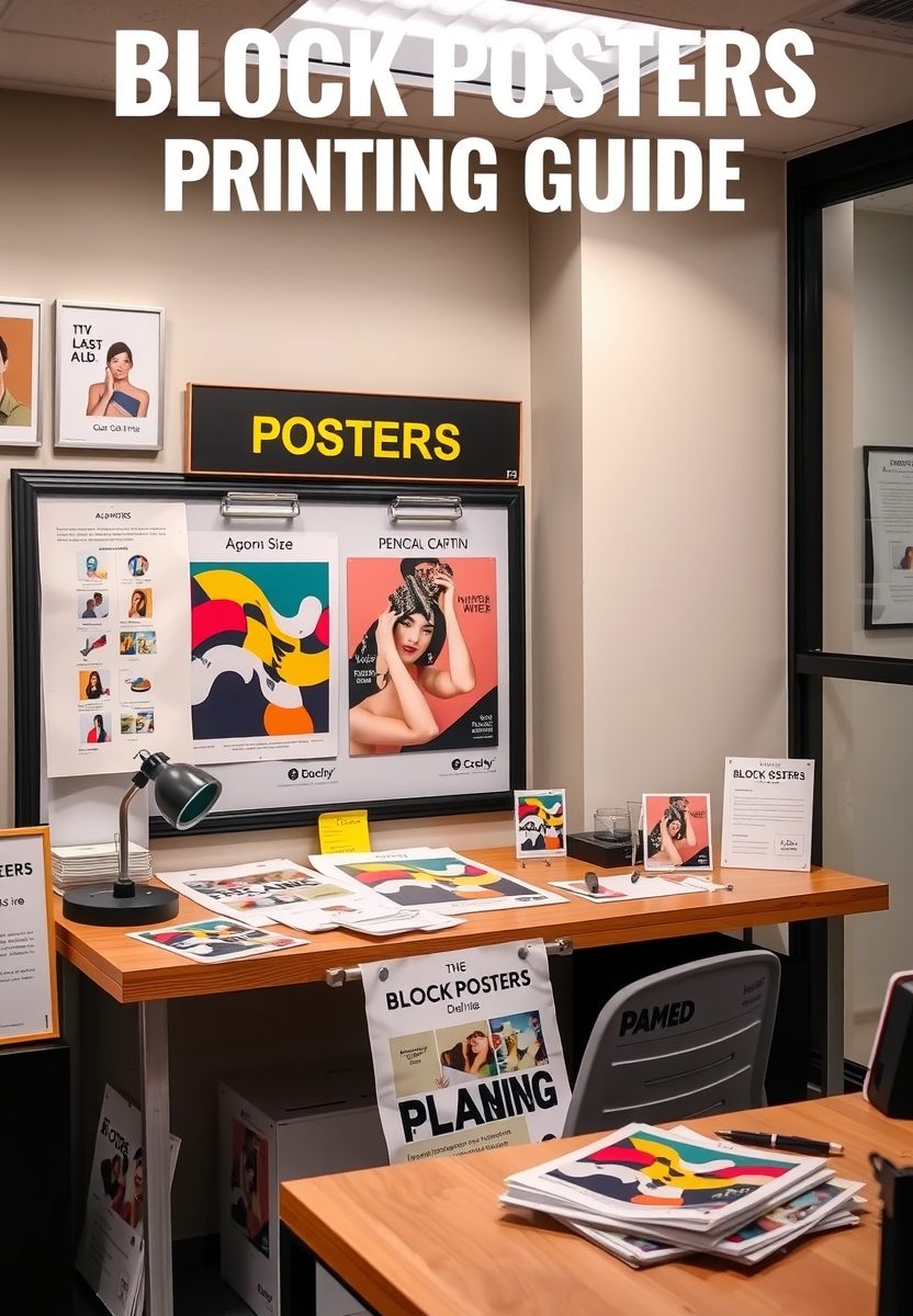 Checklist for Block Posters Printing Guide