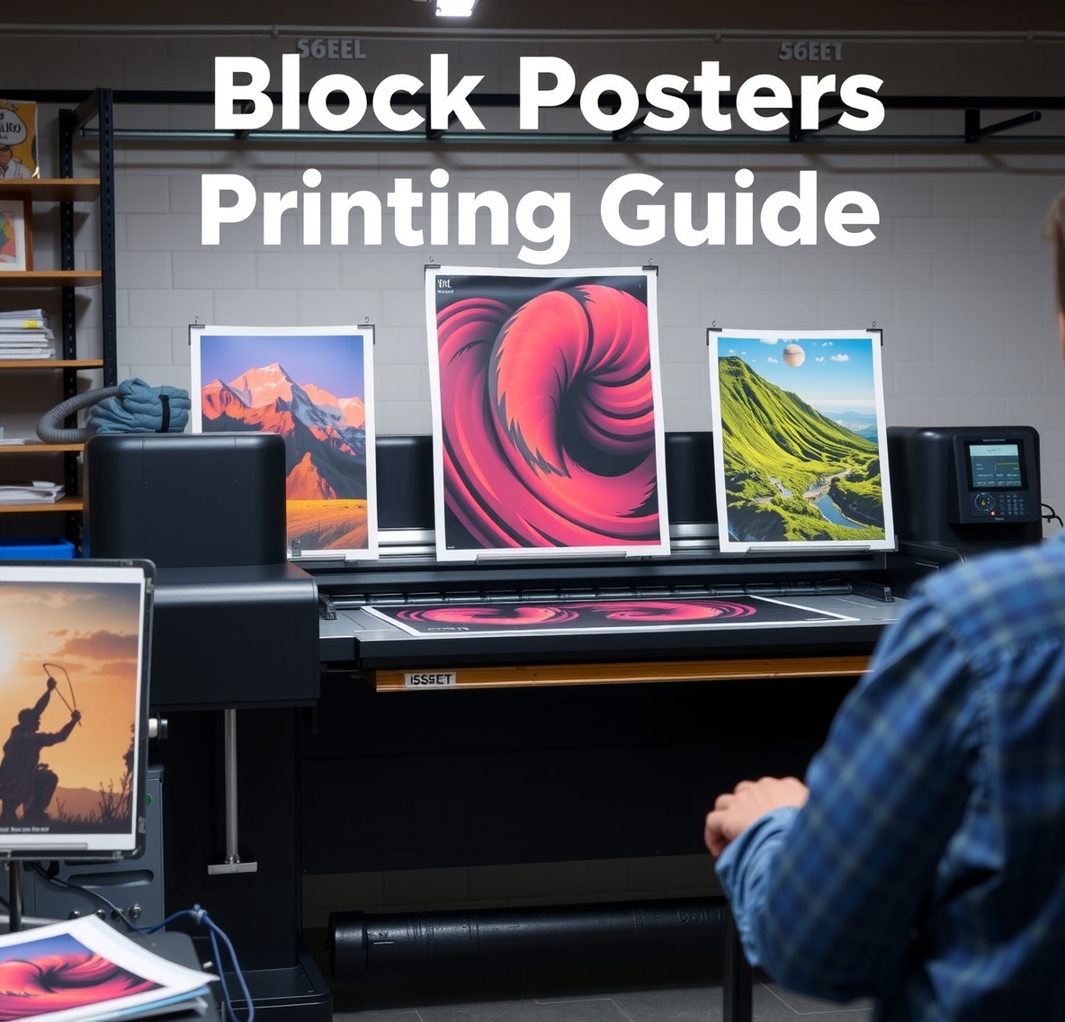 Quality check visual for Block Posters Printing Guide