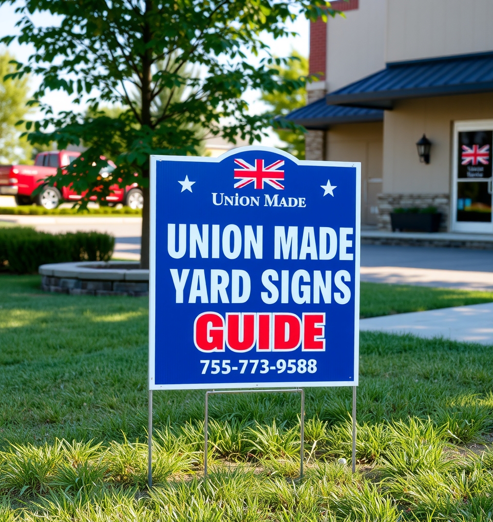 Checklist for Union Made Yard Signs Guide
