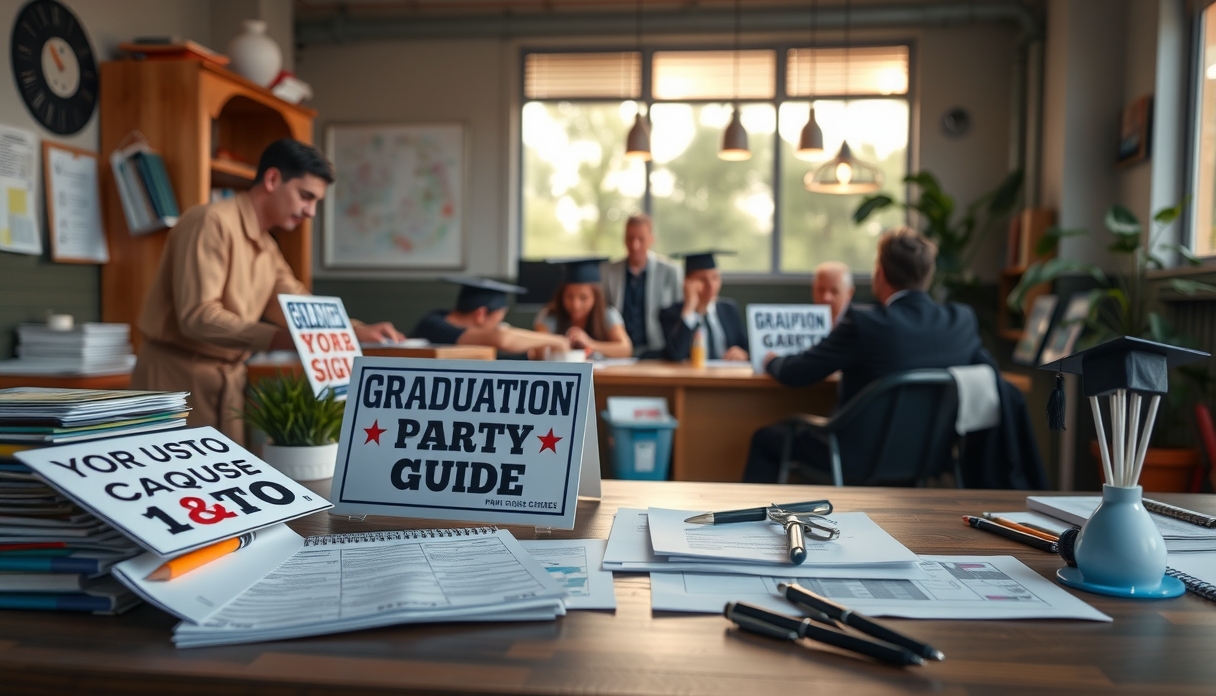 Quality check visual for Graduation Party Yard Signs Guide