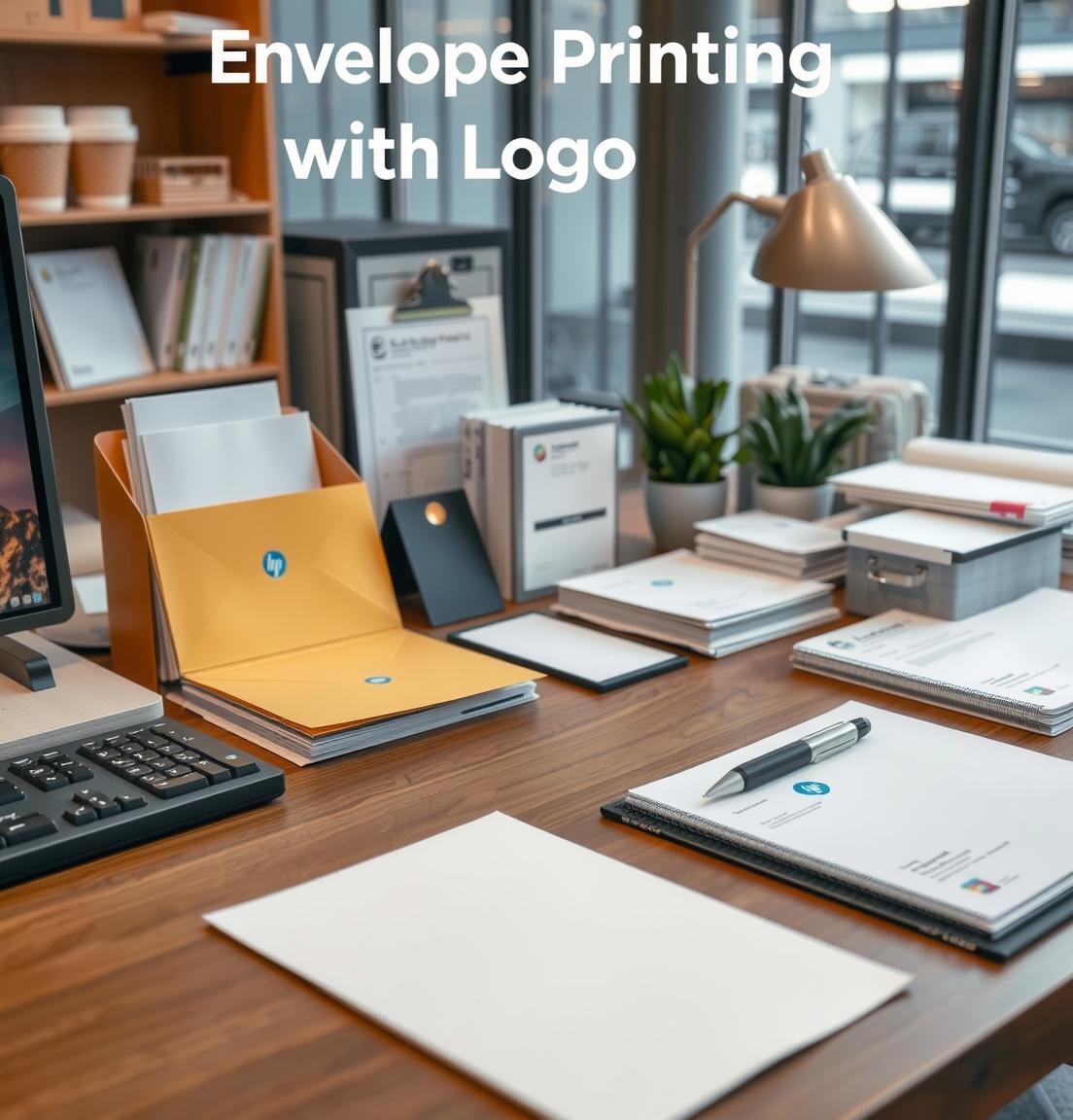 Envelope Printing with Logo Guide
