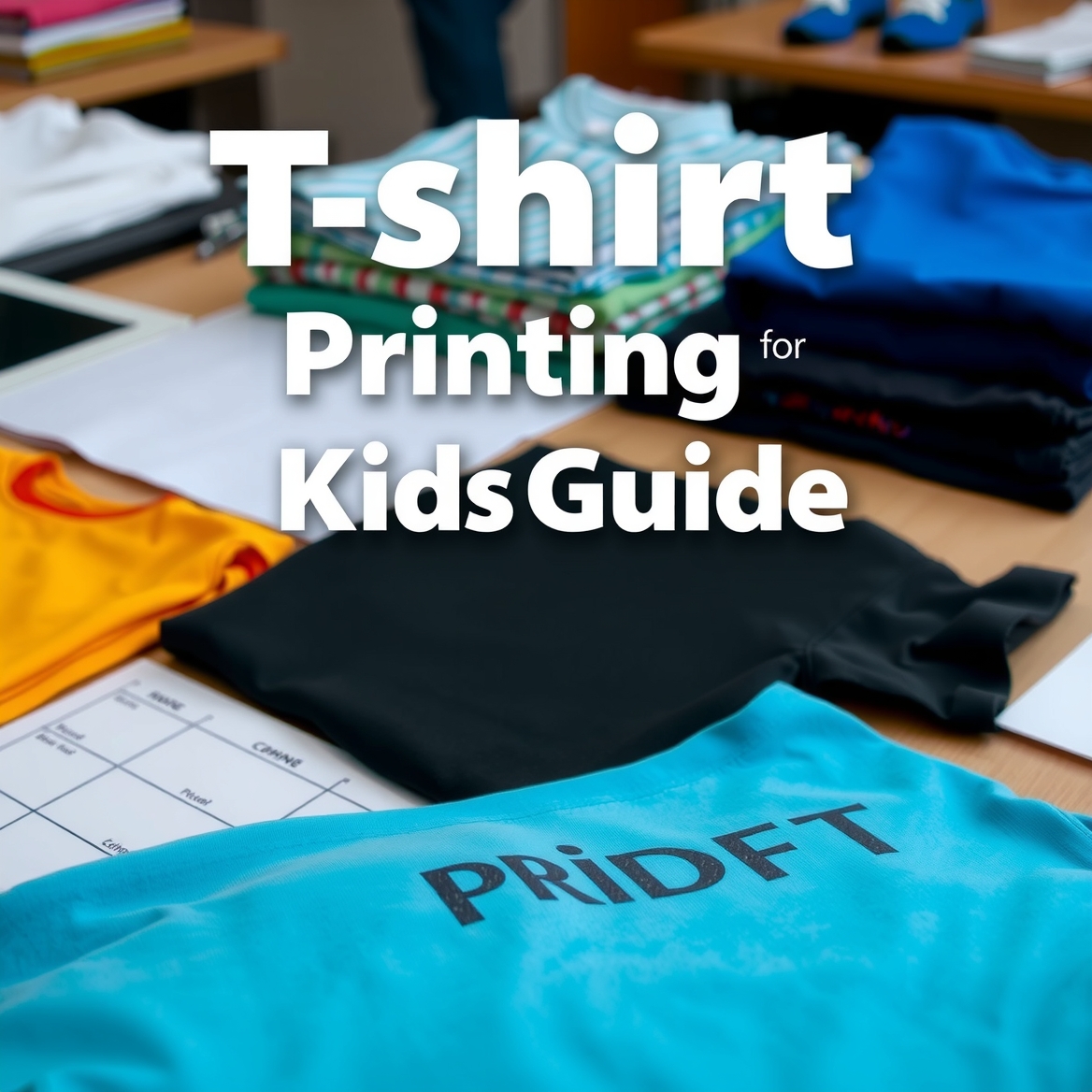 Preparation visual for Tshirt Printing for Kids Guide