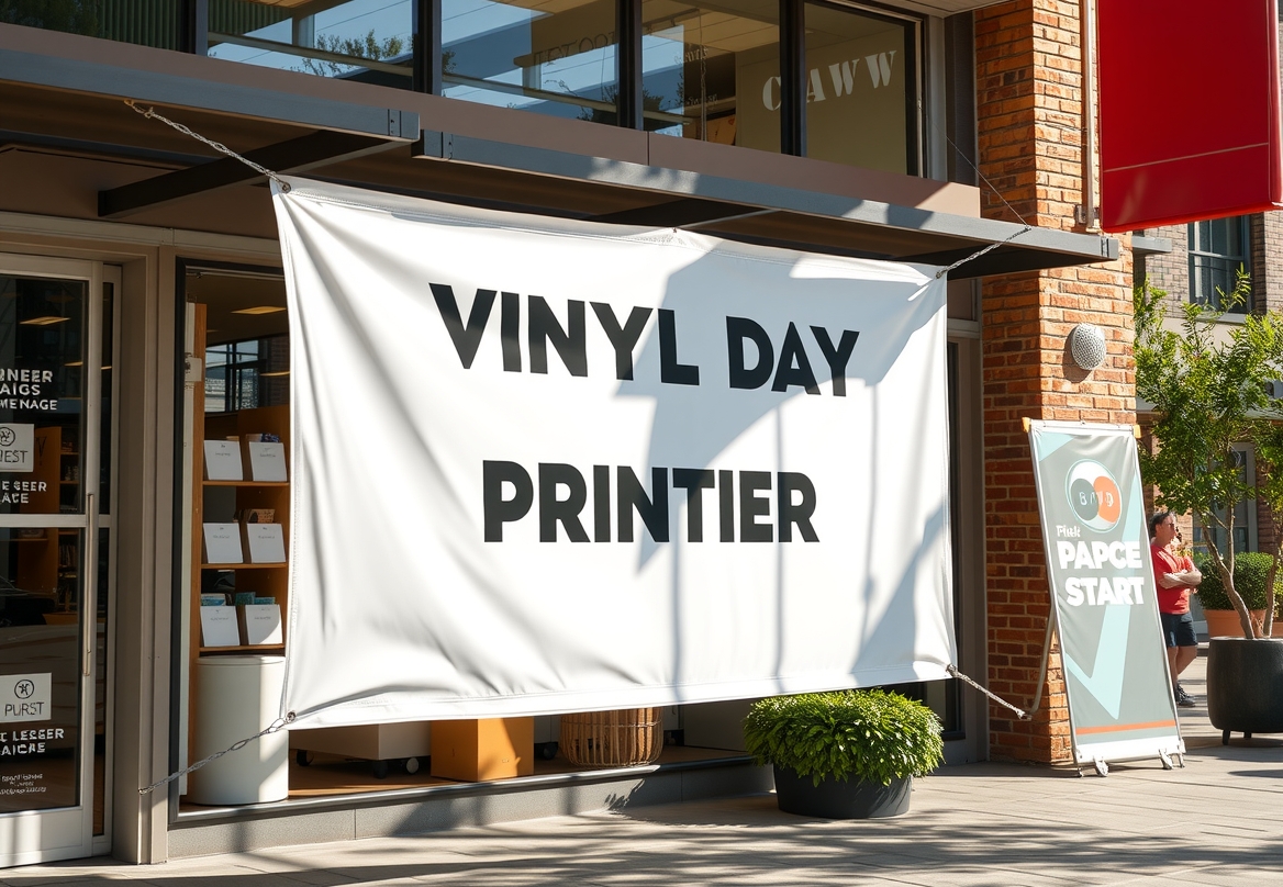 Preparation visual for Vinyl Banner Printing Next Day Guide