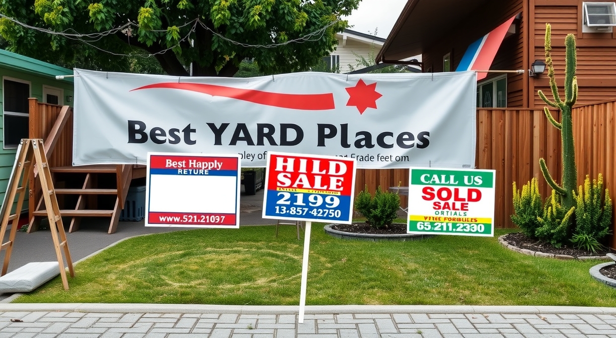 Evaluating the best Best Places to Put Yard Signs environment